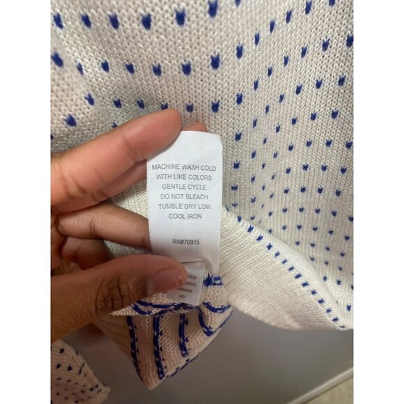 Vintage Appleseed's Fair Isle Nordic High Neck Sweater Women's Petite Size M - Picture 4 of 7